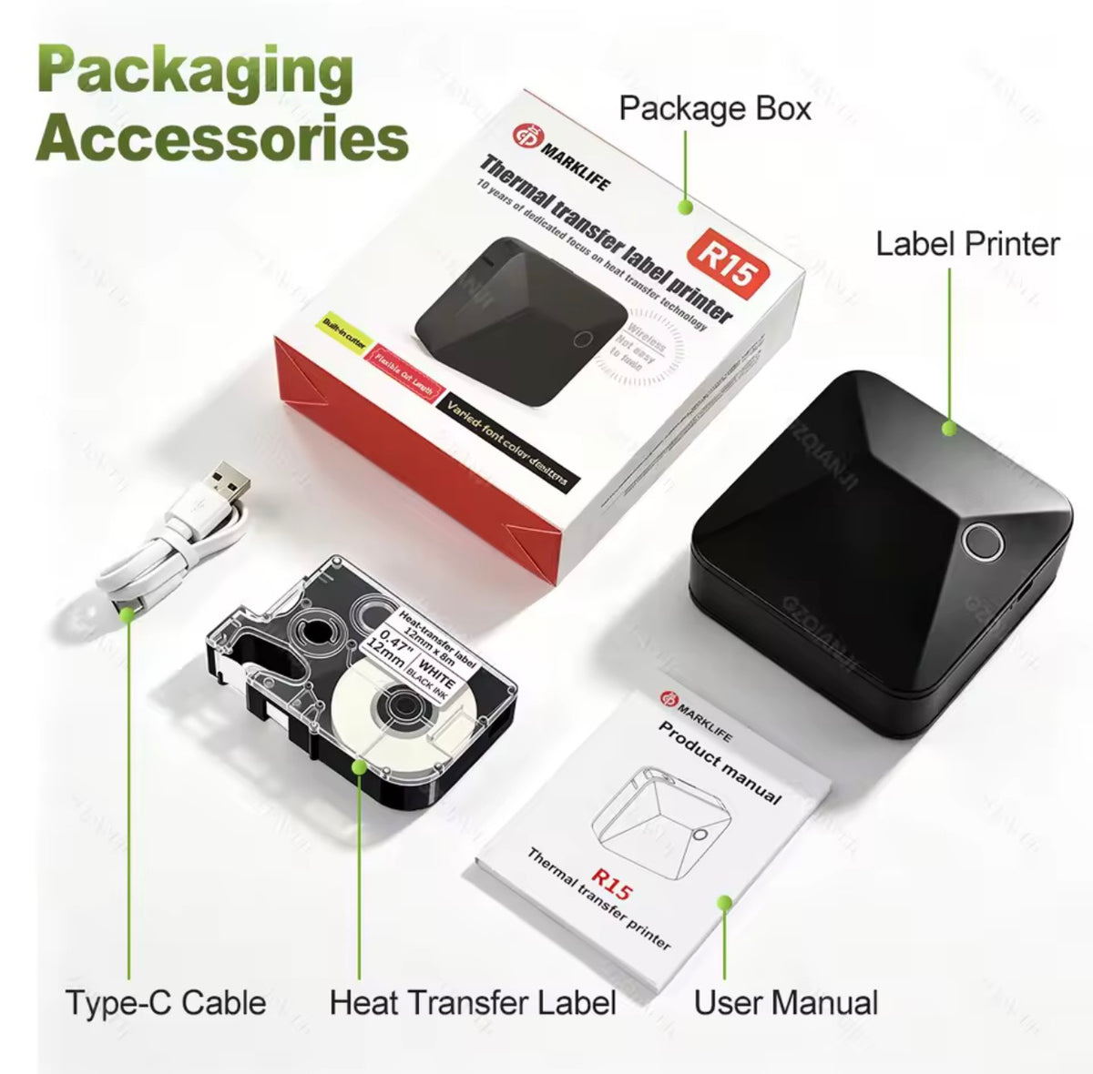 Ribbon Label Printer